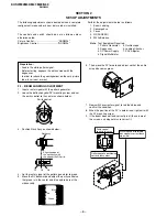 Предварительный просмотр 9 страницы Sony TRINITRON KV-SW292M50 Service Manual