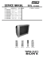 Sony Trinitron KV-SW29M31 Service Manual preview