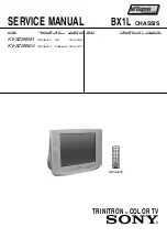 Предварительный просмотр 2 страницы Sony TRINITRON KV-SZ25M61 Service Manual