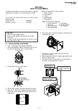 Предварительный просмотр 8 страницы Sony TRINITRON KV-SZ25M61 Service Manual