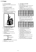 Предварительный просмотр 11 страницы Sony TRINITRON KV-SZ25M61 Service Manual