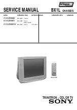 Предварительный просмотр 2 страницы Sony TRINITRON KV-SZ29M80 Service Manual