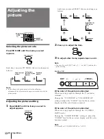 Предварительный просмотр 12 страницы Sony Trinitron KV-T21TF2 Operating Instructions Manual