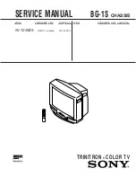 Sony TRINITRON KV-T25SZ8 Service Manual preview