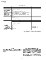 Preview for 2 page of Sony TRINITRON KV-T29SN81 Service Manual