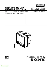 Preview for 1 page of Sony Trinitron KV-TF21M80 Service Manual