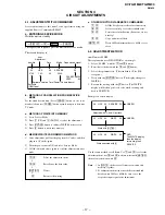 Предварительный просмотр 17 страницы Sony Trinitron KV-TG21M90 Service Manual