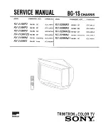 Sony Trinitron KV-V16MF2 Service Manual preview