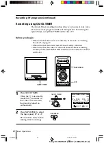 Предварительный просмотр 22 страницы Sony TRINITRON KV-VF14M77 Operating Instructions Manual