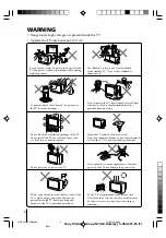 Предварительный просмотр 2 страницы Sony Trinitron KV-XA21 Operating Instructions Manual