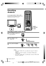 Предварительный просмотр 8 страницы Sony Trinitron KV-XA21 Operating Instructions Manual