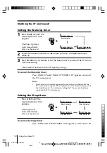 Предварительный просмотр 12 страницы Sony Trinitron KV-XA21 Operating Instructions Manual