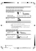 Предварительный просмотр 14 страницы Sony Trinitron KV-XA21 Operating Instructions Manual