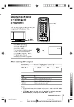 Предварительный просмотр 17 страницы Sony Trinitron KV-XA21 Operating Instructions Manual