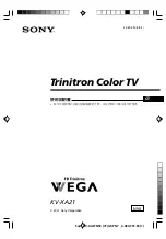 Предварительный просмотр 25 страницы Sony Trinitron KV-XA21 Operating Instructions Manual