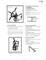 Предварительный просмотр 27 страницы Sony Trinitron KV-XA21M85 Service Manual