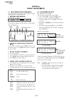 Предварительный просмотр 28 страницы Sony Trinitron KV-XA21M85 Service Manual