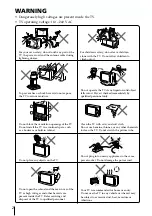 Предварительный просмотр 2 страницы Sony Trinitron KV-XA25 Operating Instructions Manual