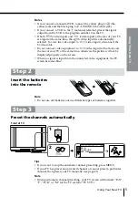 Предварительный просмотр 5 страницы Sony Trinitron KV-XA25 Operating Instructions Manual