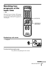 Предварительный просмотр 15 страницы Sony Trinitron KV-XA25 Operating Instructions Manual