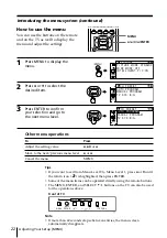 Предварительный просмотр 22 страницы Sony Trinitron KV-XA25 Operating Instructions Manual