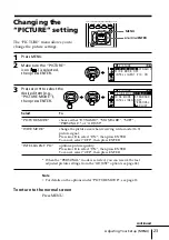 Предварительный просмотр 23 страницы Sony Trinitron KV-XA25 Operating Instructions Manual