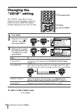 Предварительный просмотр 28 страницы Sony Trinitron KV-XA25 Operating Instructions Manual