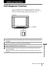 Предварительный просмотр 33 страницы Sony Trinitron KV-XA25 Operating Instructions Manual