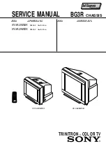 Preview for 3 page of Sony TRINITRON KV-XA25M30A Service Manual