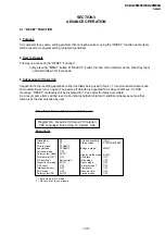 Preview for 25 page of Sony TRINITRON KV-XA25M30A Service Manual