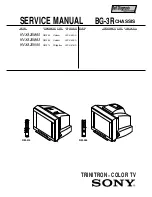 Предварительный просмотр 1 страницы Sony TRINITRON KV-XA25N90 Service Manual