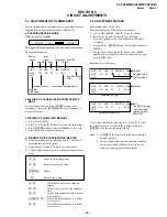 Предварительный просмотр 49 страницы Sony TRINITRON KV-XA25N90 Service Manual