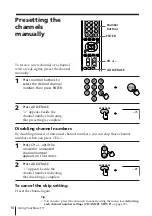 Preview for 10 page of Sony Trinitron KV-XA29 Operating Instructions Manual