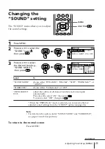 Preview for 25 page of Sony Trinitron KV-XA29 Operating Instructions Manual