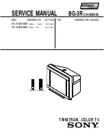 Sony Trinitron KV-XA29M60 Service Manual предпросмотр