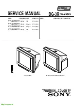 Sony Trinitron KV-XA29M61 Service Manual предпросмотр