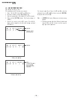 Предварительный просмотр 32 страницы Sony Trinitron KV-XF25M80 Service Manual