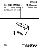 Preview for 1 page of Sony TRINITRON KV-XF25N90 Service Manual