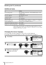 Preview for 10 page of Sony Trinitron KV-XF29 Operating Instructions Manual