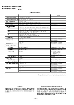 Предварительный просмотр 2 страницы Sony TRINITRON KV-XF29M50 Service Manual