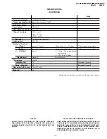 Preview for 3 page of Sony Trinitron KV-XF29M80 Service Manual