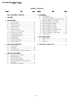 Preview for 4 page of Sony Trinitron KV-XF29M80 Service Manual