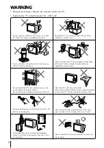 Предварительный просмотр 2 страницы Sony TRINITRON KV-XF29M8J Operating Instructions Manual