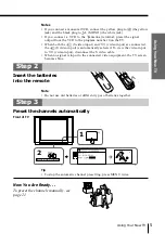 Предварительный просмотр 5 страницы Sony TRINITRON KV-XF29M8J Operating Instructions Manual