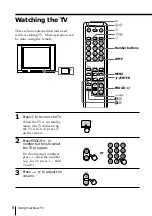 Предварительный просмотр 8 страницы Sony TRINITRON KV-XF29M8J Operating Instructions Manual