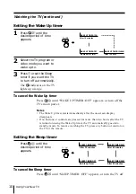 Предварительный просмотр 10 страницы Sony TRINITRON KV-XF29M8J Operating Instructions Manual