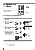 Предварительный просмотр 18 страницы Sony TRINITRON KV-XF29M8J Operating Instructions Manual