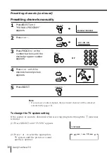 Предварительный просмотр 10 страницы Sony Trinitron KV-XG25 Operating Instructions Manual