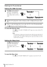 Предварительный просмотр 14 страницы Sony Trinitron KV-XG25 Operating Instructions Manual