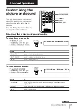 Предварительный просмотр 15 страницы Sony Trinitron KV-XG25 Operating Instructions Manual